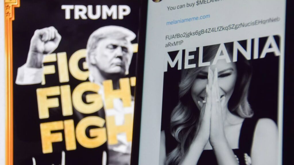 TRUMP-कॉइन-और-मेलानिया-स्केल्ड
